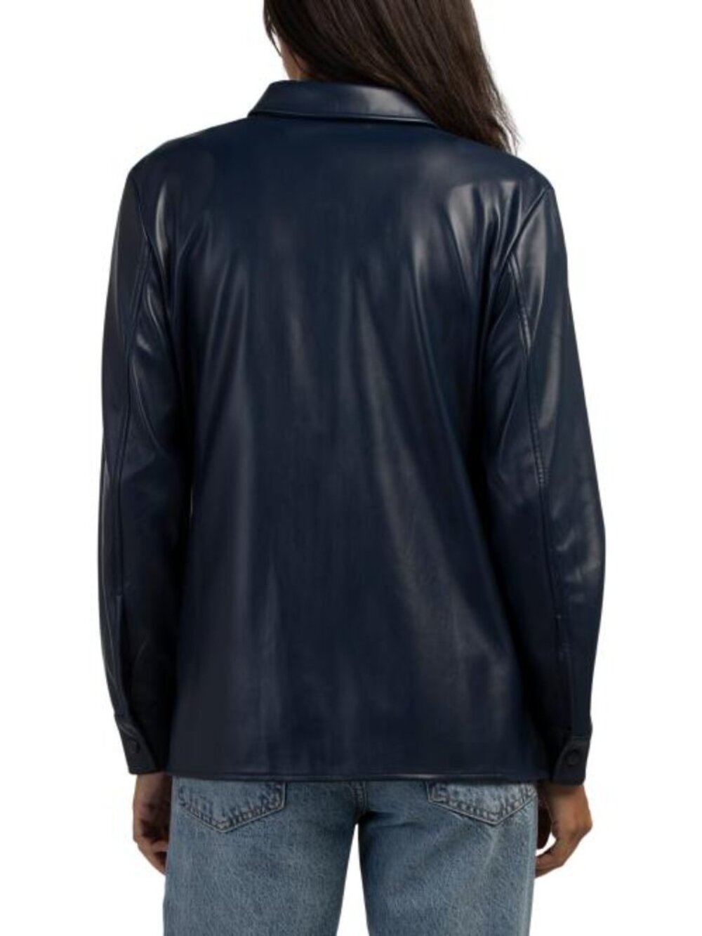 JOHNNY WAS Imani Faux Leather Shacket - Picture 2 of 2